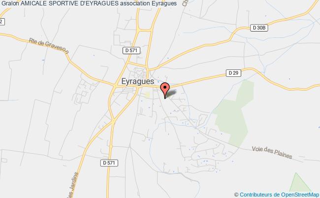 plan association Amicale Sportive D'eyragues Eyragues