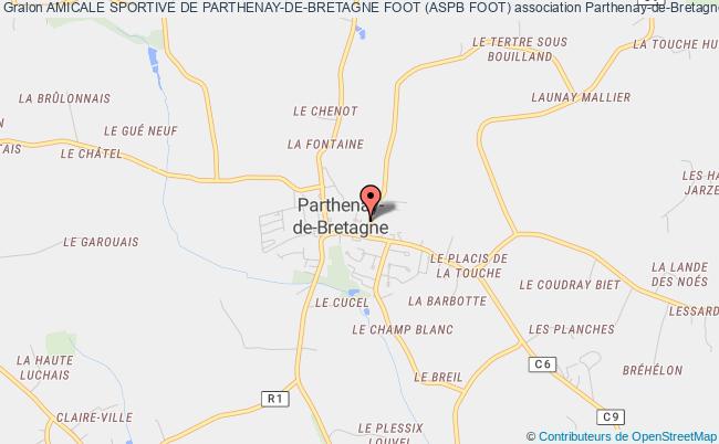 plan association Amicale Sportive De Parthenay-de-bretagne Foot (aspb Foot) Parthenay-de-Bretagne