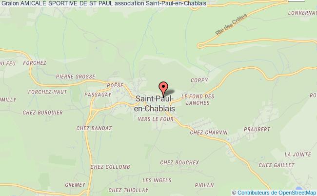 plan association Amicale Sportive De St Paul Saint-Paul-en-Chablais