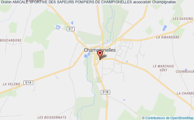plan association Amicale Sportive Des Sapeurs Pompiers De Champignelles Champignelles