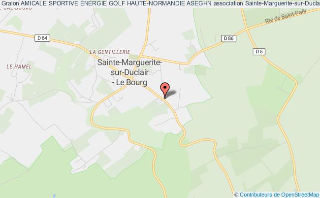 plan association Amicale Sportive Énergie Golf Haute-normandie Aseghn Sainte-Marguerite-sur-Duclair
