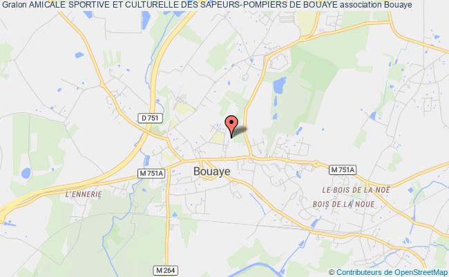 plan association Amicale Sportive Et Culturelle Des Sapeurs-pompiers De Bouaye Bouaye