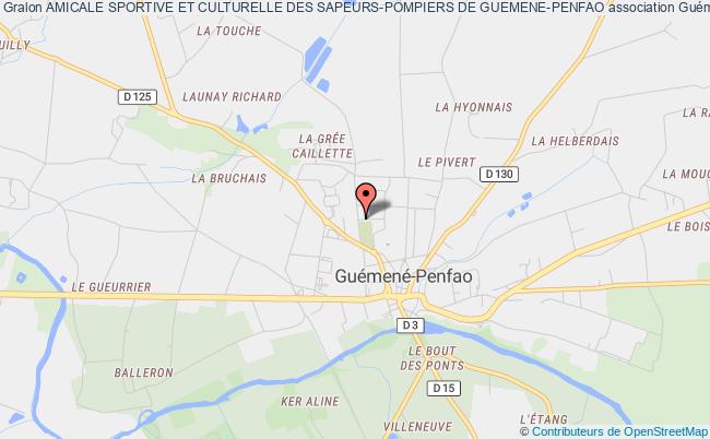 plan association Amicale Sportive Et Culturelle Des Sapeurs-pompiers De Guemene-penfao Guémené-Penfao