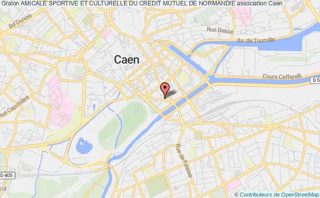 plan association Amicale Sportive Et Culturelle Du Credit Mutuel De Normandie Caen