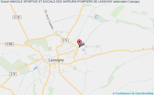 plan association Amicale Sportive Et Sociale Des Sapeurs-pompiers De Lassigny Lassigny