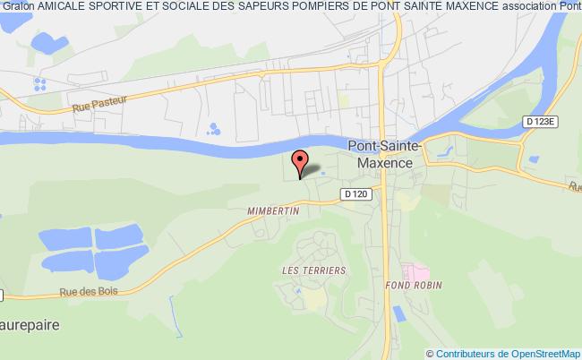 plan association Amicale Sportive Et Sociale Des Sapeurs Pompiers De Pont Sainte Maxence Pont-Sainte-Maxence