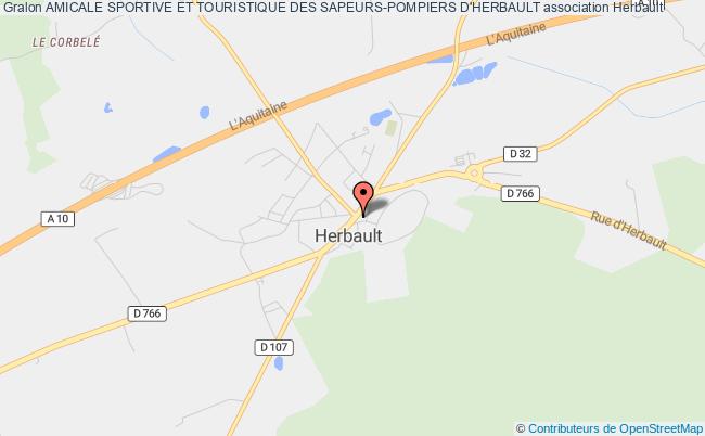 plan association Amicale Sportive Et Touristique Des Sapeurs-pompiers D'herbault Herbault