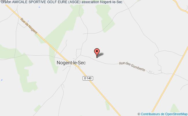plan association Amicale Sportive Golf Eure (asge) Nogent-le-Sec