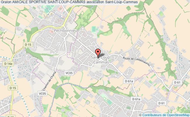 plan association Amicale Sportive Saint-loup-cammas Saint-Loup-Cammas