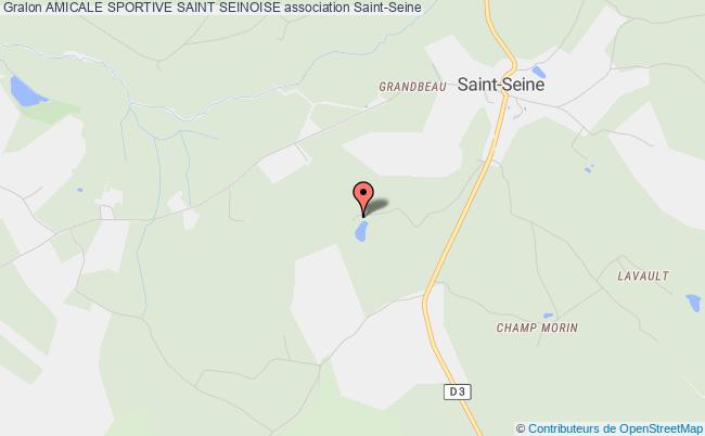 plan association Amicale Sportive Saint Seinoise Saint-Seine