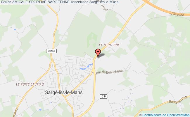 plan association Amicale Sportive Sargeenne Sargé-lès-le-Mans