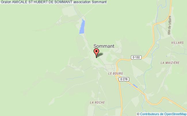 plan association Amicale St Hubert De Sommant Sommant