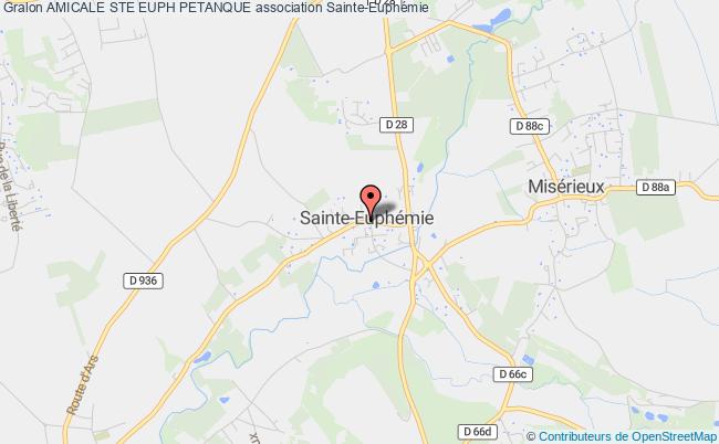 plan association Amicale Ste Euph Petanque Sainte-Euphémie