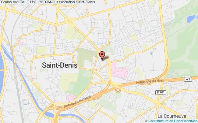 plan association Amicale Unli Menand Saint-Denis