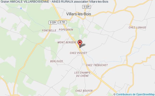 plan association Amicale Villarboisienne - Aines Ruraux Villars-les-Bois