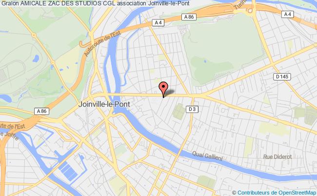plan association Amicale Zac Des Studios Cgl Joinville-le-Pont