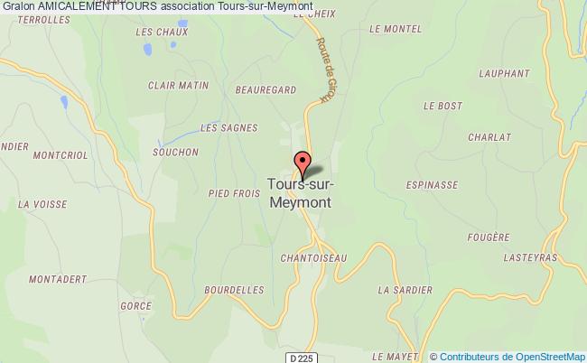 plan association Amicalement Tours Tours-sur-Meymont