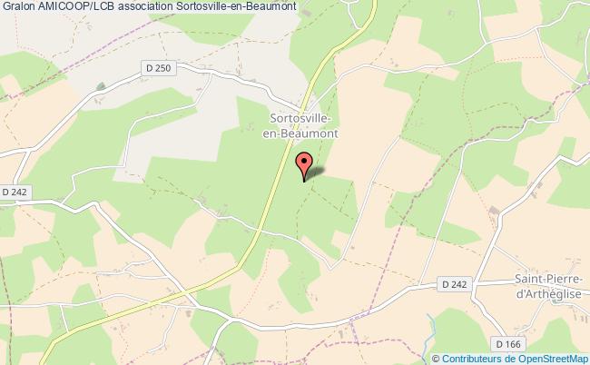 plan association Amicoop/lcb Sortosville-en-Beaumont