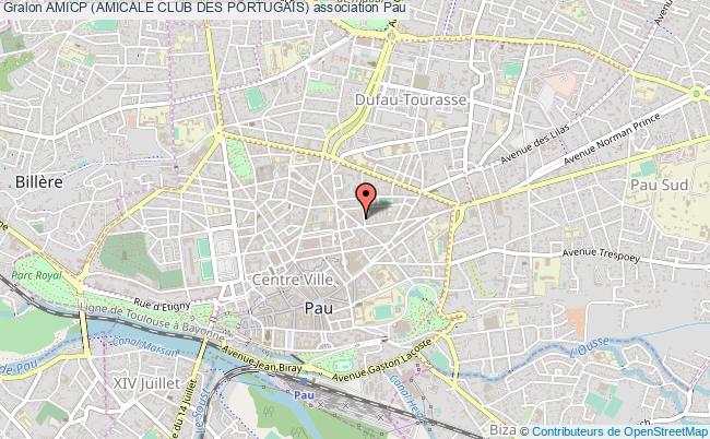 plan association Amicp (amicale Club Des Portugais) Pau