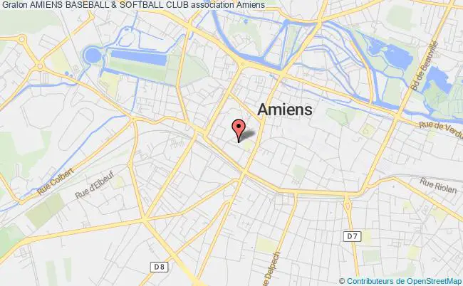 plan association Amiens Baseball & Softball Club Amiens
