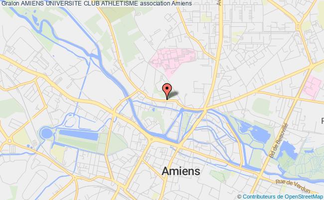 plan association Amiens Universite Club Athletisme Amiens