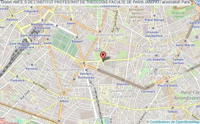 plan association Ami.e.s De L'institut Protestant De Theologie-faculte De Paris (amipat) Paris