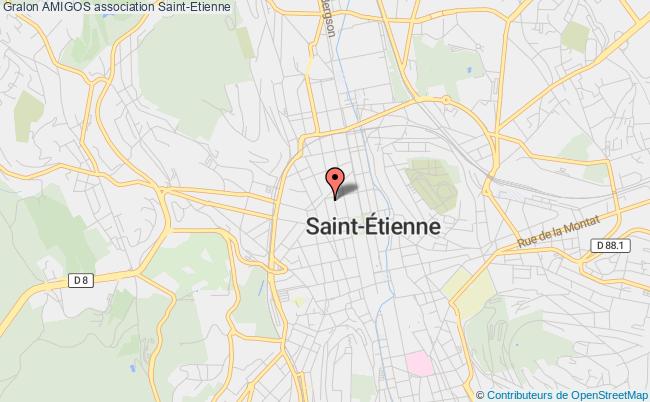plan association Amigos Saint-Étienne