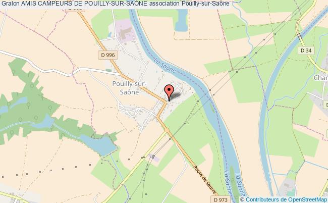 plan association Amis Campeurs De Pouilly-sur-saone Pouilly-sur-Saône