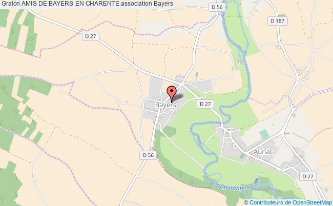 plan association Amis De Bayers En Charente Bayers