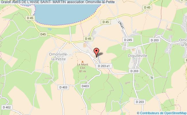 plan association Amis De L'anse Saint- Martin Omonville-la-Petite