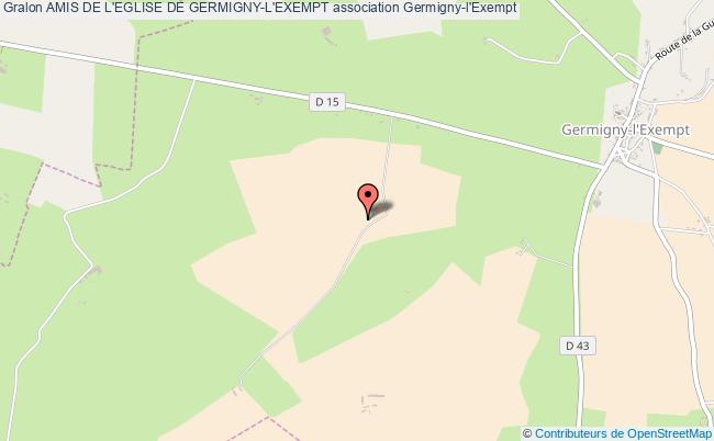 plan association Amis De L'eglise De Germigny-l'exempt Germigny-l'Exempt