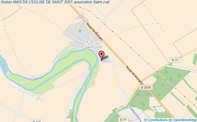 plan association Amis De L'eglise De Saint Just Saint-Just