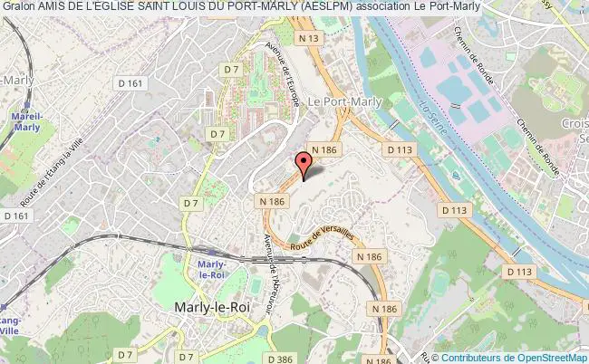 plan association Amis De L'eglise Saint Louis Du Port-marly (aeslpm) Le Port-Marly