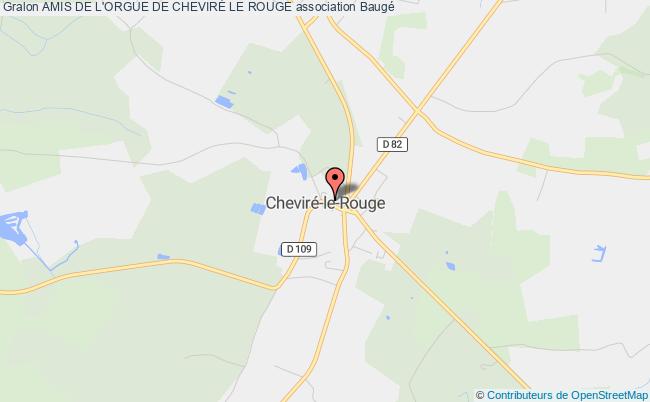 plan association Amis De L'orgue De ChevirÉ Le Rouge Baugé-en-Anjou