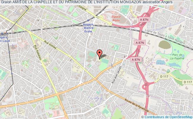 plan association Amis De La Chapelle Et Du Patrimoine De L'institution Mongazon Angers