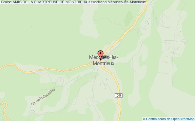 plan association Amis De La Chartreuse De Montrieux Méounes-lès-Montrieux