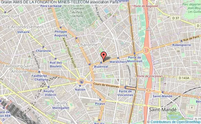 plan association Amis De La Fondation Mines-telecom Paris