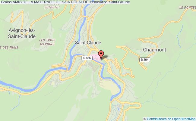 plan association Amis De La Maternite De Saint-claude Saint-Claude