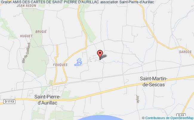 plan association Amis Des Cartes De Saint Pierre D'aurillac Saint-Pierre-d'Aurillac