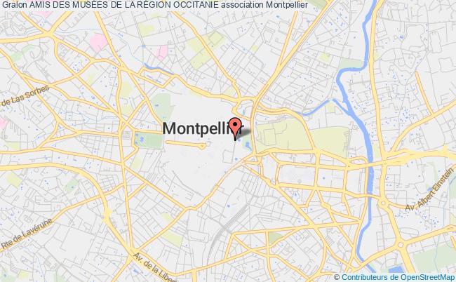plan association Amis Des MusÉes De La RÉgion Occitanie Montpellier