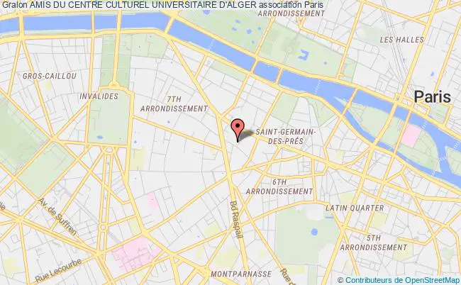 plan association Amis Du Centre Culturel Universitaire D'alger Paris