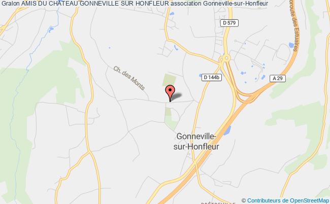 plan association Amis Du ChÂteau Gonneville Sur Honfleur Gonneville-sur-Honfleur