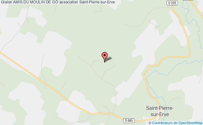 plan association Amis Du Moulin De GÔ Saint-Pierre-sur-Erve