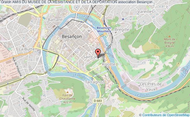 plan association Amis Du Musee De La Resistance Et De La Deportation Besançon