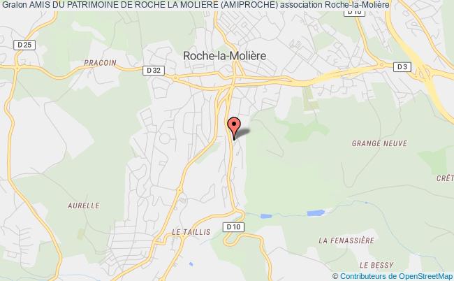 plan association Amis Du Patrimoine De Roche La Moliere (amiproche) Roche-la-Molière