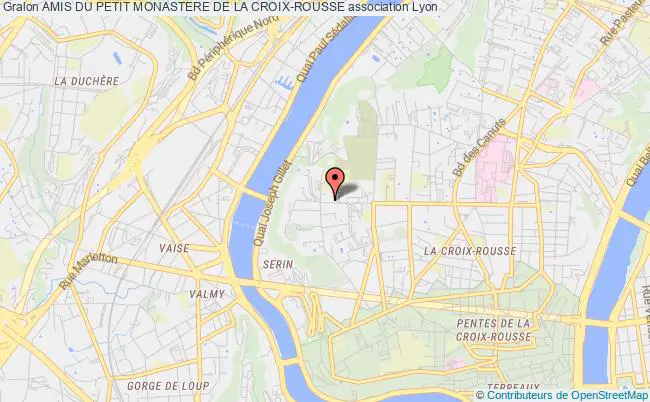 plan association Amis Du Petit Monastere De La Croix-rousse Lyon
