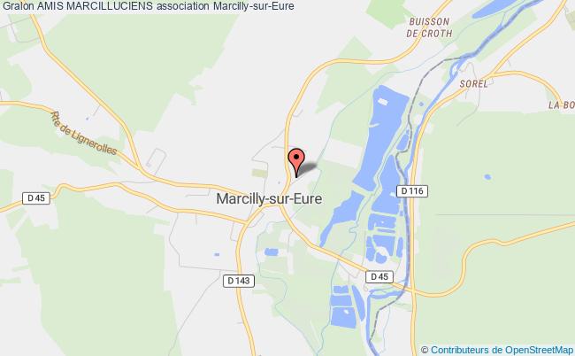 plan association Amis Marcilluciens Marcilly-sur-Eure