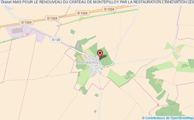 AMIS POUR LE RENOUVEAU DU CHATEAU DE MONTEPILLOY PAR LA RESTAURATION L'INNOVATION LES ARTS ET LES LOISIRS - ARMORIAL