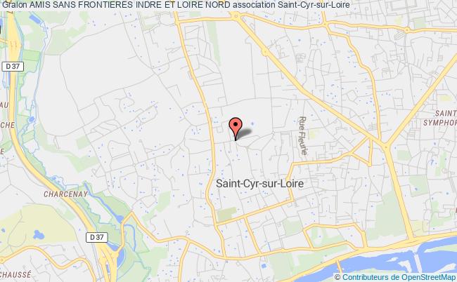 plan association Amis Sans Frontieres Indre Et Loire Nord Saint-Cyr-sur-Loire