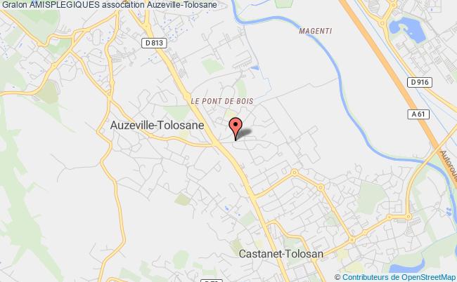 plan association Amisplegiques Auzeville-Tolosane